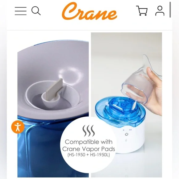 Flu/cold/dryness got you down? Crane “2 in 1 Warm Mist Humidifier and Inhaler” - Picture 8 of 16